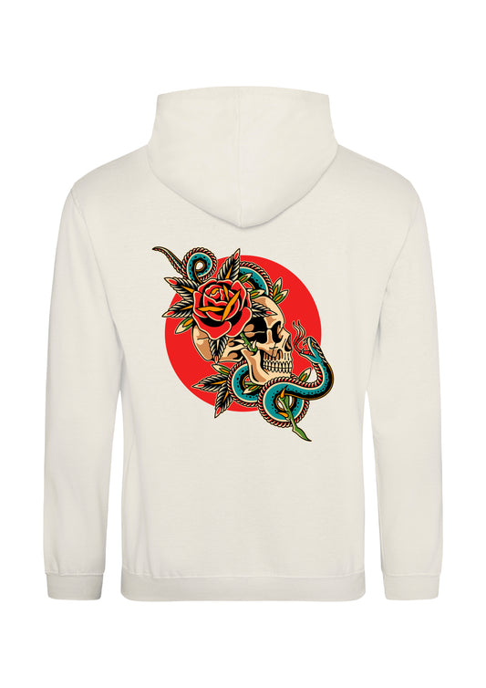 Adults Skull Rose Hoodie