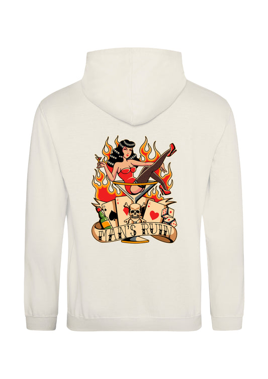Adults Mans Ruin Hoodie