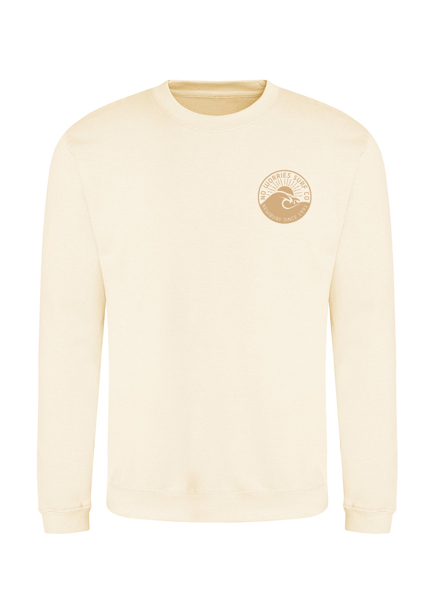 Adults Wave Sweatshirt-Vanilla