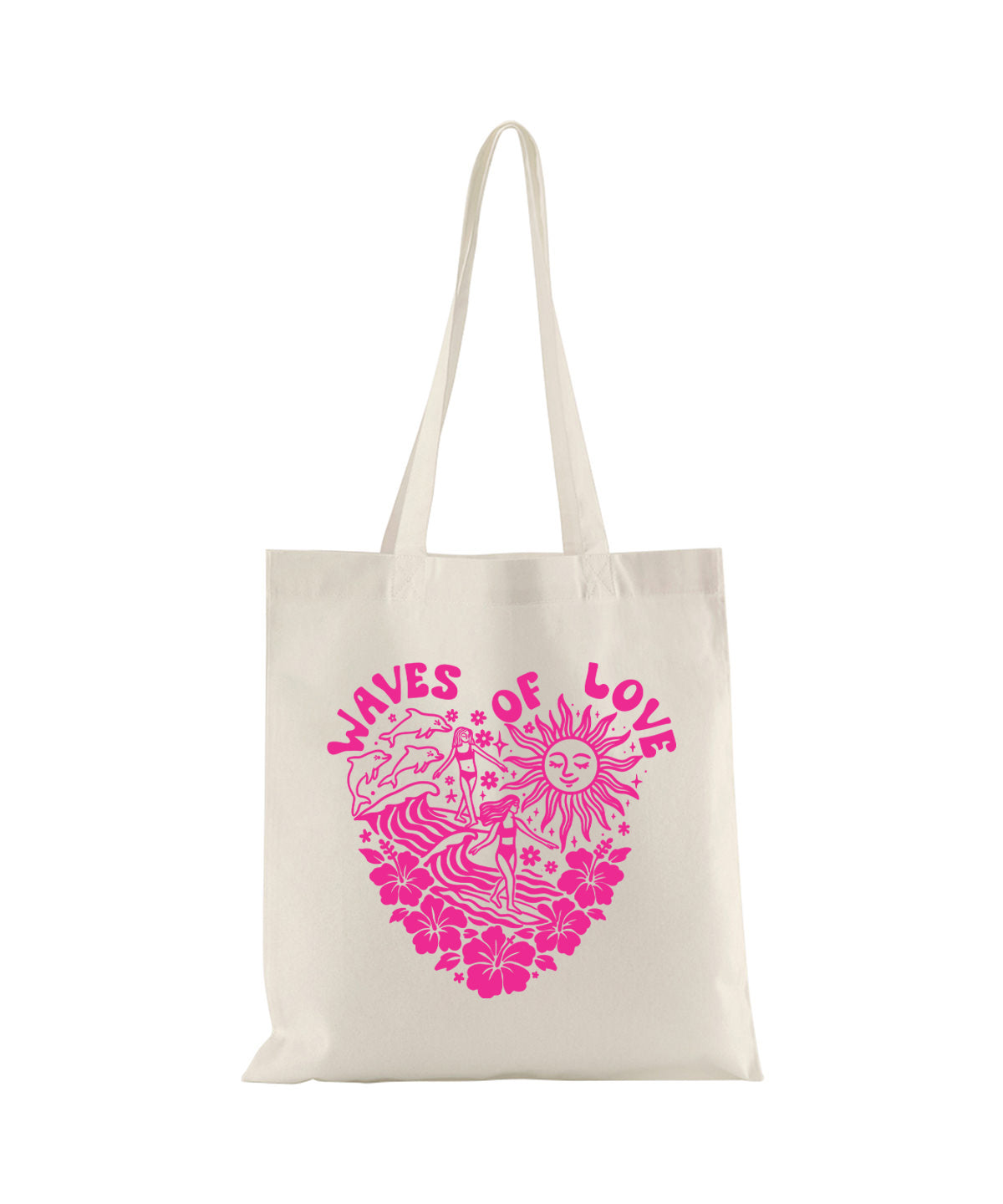 Waves of Love Tote Bag