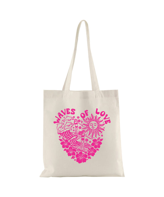 Waves of Love Tote Bag