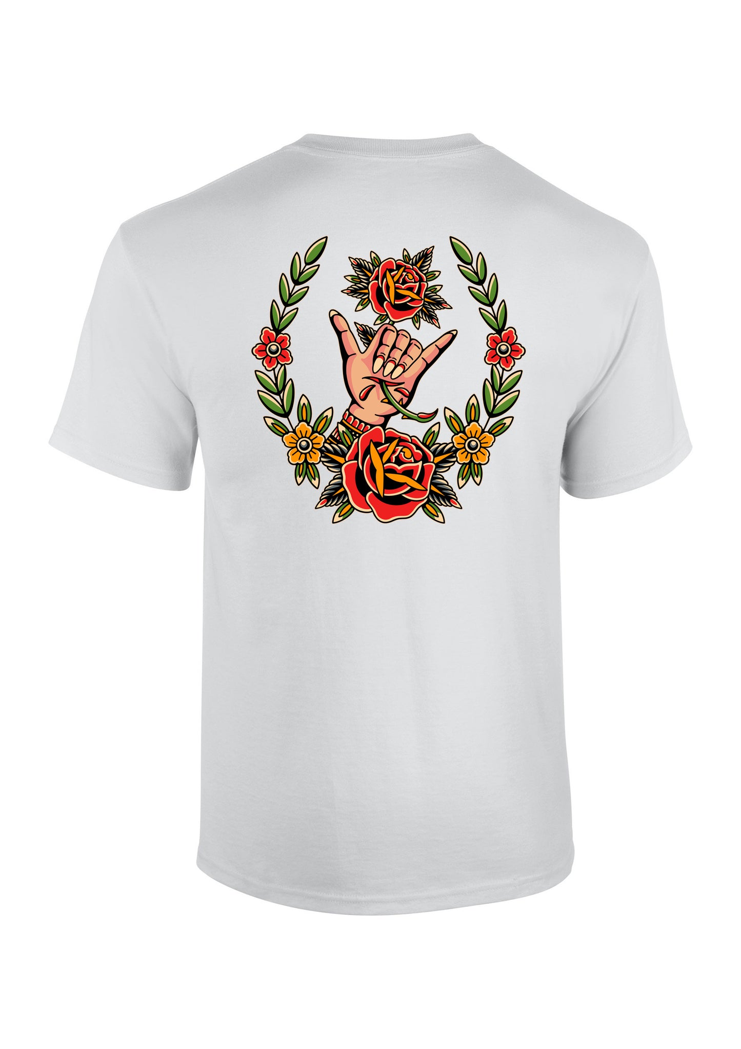 Adults Tattoo Shaka T-Shirt