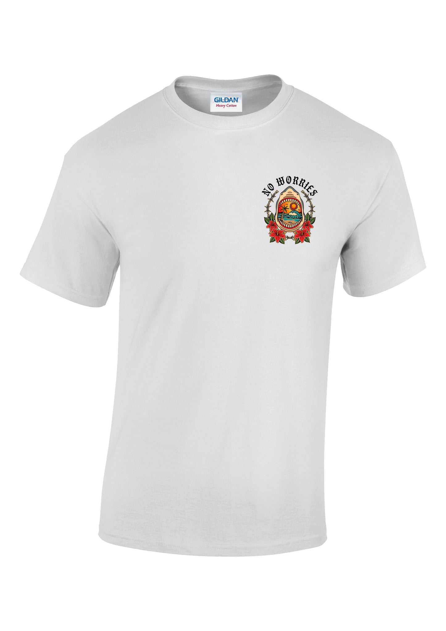 Adults Shark Tattoo T-Shirt