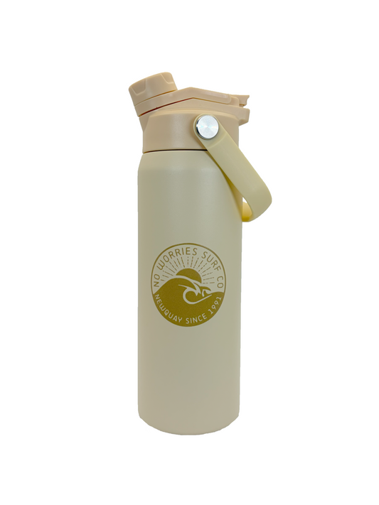 710ml Double Sip Insulated Wave Bottle-Vanilla