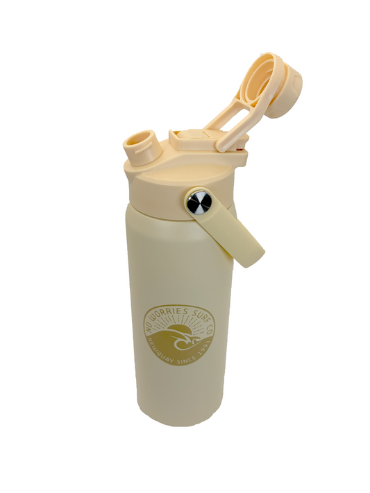710ml Double Sip Insulated Wave Bottle-Vanilla